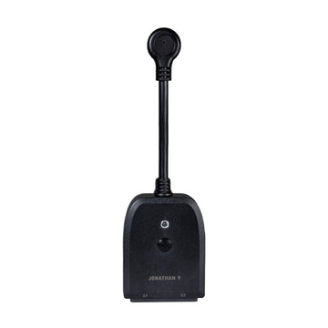 Outdoor Smart Dual Plug - WiFi Remote App Control for Outdoor Lights & Holiday Decor; Compatible with Alexa and Google Home Assistant - JONATHAN Y
